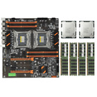 Carte mère X99 ATX + 2x E5-2667 V4 E5-2680 V4 E5-2673 V4 2697A V4 CPU, 64 Go de RAM