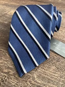 *Leer* Corbata Daniel Cremieux Repp Siete Pliegues Signature Collection 100% Seda Italia - Imagen 1 de 7