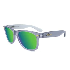 Knockaround Fort Knocks Frosted Grey/Green Moonshine Polarized, Occhiali da sole - Foto 1 di 3