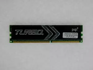PQI TURBO PQI3200-2048DB 1GB PC 3200 DDR 400 184-Pin Desktop Memory - Picture 1 of 1