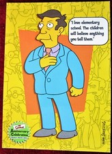 THE SIMPSONS 10th ANNIVERSARY - Card #30 - "SEYMOUR SKINNER" - INKWORKS 2000