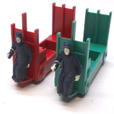 356-35L Lionel Baggage Cart Set, Red & Green, Repro - Image 1 of 2