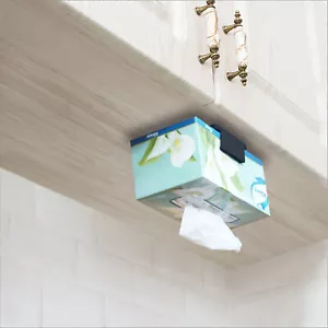 Kitchen Storage Wall Mount Holder for Kleenex Facial Tissues Napkin Paper Box - Picture 1 of 11
