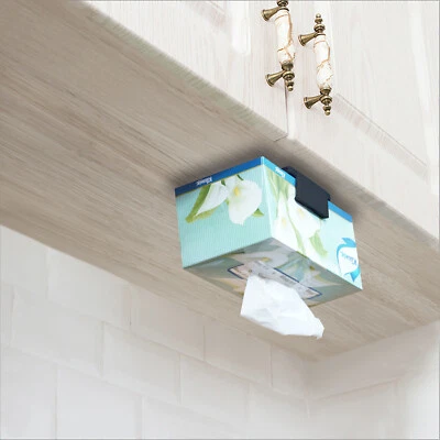 Kitchen Storage Wall Mount Holder for Kleenex Facial Tissues Napkin Paper Box - Image 1 of 4