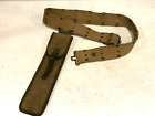 WW2 US M1936 Khaki Pistol Web Belt R.M.CO 1943 & Fals 44 M1 Cleaning Rod Pouch