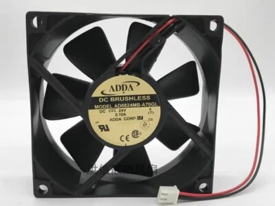 ADDA AD0824MB-A70GL 8025 DC24V 0.10A 80*25MM 2-Pin Silent Cooling Fan - Image 1 of 3