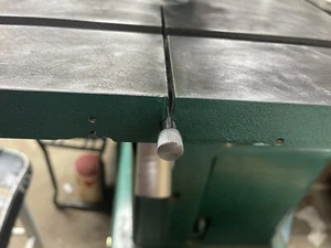 Powermatic 141 & 143 14" Bandsaw table taper alignment pin with knurled knob USA - Picture 1 of 3