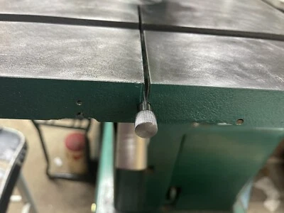 Powermatic 141 & 143 14" Bandsaw table taper alignment pin with knurled knob USA