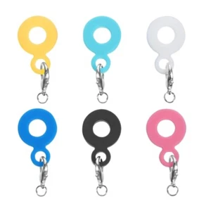 Safe Silicone Straw Pendant Hanging Drinkware Charm Keychain Decoration - Picture 1 of 14