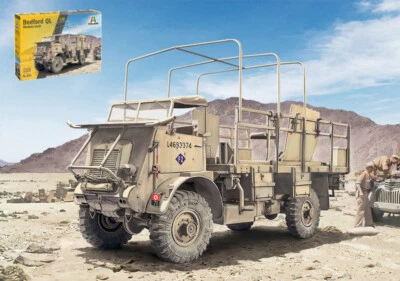 KIT MODELLINO MILITARE ITALERI CAMION BEDFORD QL MEDIUM TRUCK SCALA 1/35 - Immagine 1 di 4
