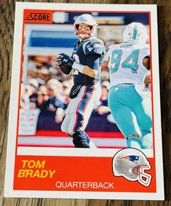 2019 Score #142 Tom Brady New England Patriots - Picture 1 of 2