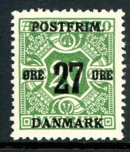Dänemark 1918 Definitive 27o/20o Green Perf 14x141/2 Scott #150 Mint K680 - Bild 1 von 6