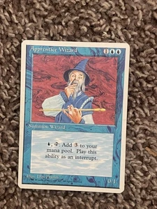 Apprentice Wizard Fourth Edition MTG Common - Picture 1 of 1