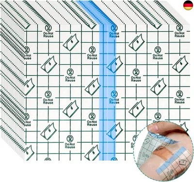 MARKE TOPBELIEF Duschpflaster, 20 Stück Folienverband, 12 x 15 cm Wasserdichtes Pflaster,