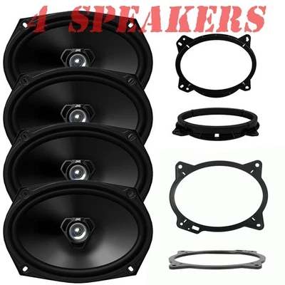 JVC 400 Watts 6"x9" Front Door & Rear Deck Speakers for 2012-2017  Toyota Camry - Image 1 of 4