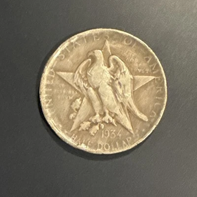1934 Texas Centennial Commemorative Half Dollar Silver - Image 1 of 2