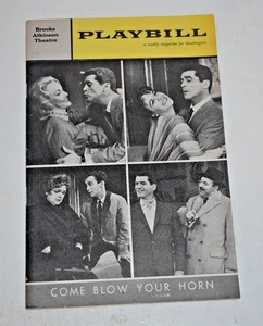 1961 Theaterspielzettel - Brooks Atkinson Theatre - COME BLOW YOUR HORN - Hal March - Bild 1 von 3