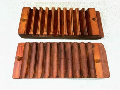 Prensa de 10 moldes de cigarros antiguos marca Durex 25 Foto 1 de 4