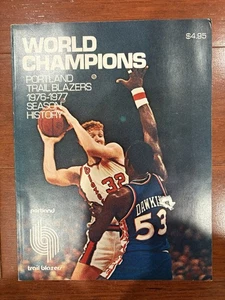 Portland Trail Blazers 1976-1977 NBA Basketball Season History Official Yearbook - Picture 1 of 3