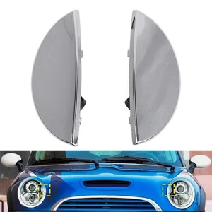 1 Paar Scheinwerfer-Waschanlagendüsenabdeckung für BMW Mini Cooper R50 R52 R53 - Bild 1 von 8