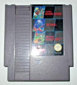 Super Mario Bros. / Tetris / World Cup f&uuml;r Nintendo / 3 in 1 / NES-ZZ-NOE / 1985
