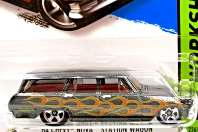 Hot Wheels 2014 Workshop Series 64 Chevy Nova Wagon Toys R US COLOR EXCLUSIVO Foto 1 de 3