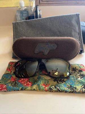 Maui Jim Sunglasses POKOWAI ARCH MJ439-15T Olive Tortoise with HCL Bronze Lenses - Image 1 of 2