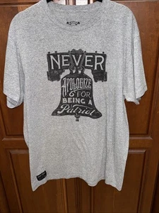 EUC Howitzer Never Apologize For Being A Patriot Men's T Shirt Size L - Picture 1 of 7