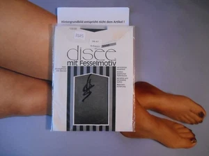 Disee Strumpfhose mit Fesselmotiv Gr. 38-40 Schwarz # 3325 - Bild 1 von 2