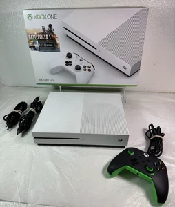 Microsoft XBOX ONE S 1TB Console Model 1681 Bundle W/ Controller, HDMI,  & Box - Picture 1 of 21
