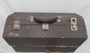 Vintage 1117AL KENNEDY KITS Cantilever Tool Box/Tackle Box W/Trays - Picture 1 of 6