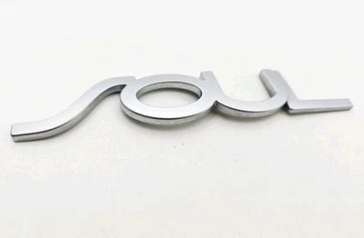 2014-2021 KIA SOUL EMBLEMA PORTÃO TRASEIRO LOGOTIPO EMBLEMA SINAL SÍMBOLO - Imagem 1 de 3