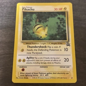 Pikachu #27 Black Star Promo Rare Vintage Pokemon Karte - NM - Bild 1 von 6