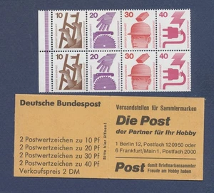 GERMANY - Scott 1075b - MNH complete booklet cove & setenant pane - Picture 1 of 1
