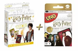 BUNDLE - Harry Potter - WHOT! + UNO Kartenspiele Paket Gesellschaftsspiel Spiele - Bild 1 von 4