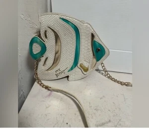 Betsey Johnson XOX KITSCH FISHY Crossbody Angel - Picture 1 of 11