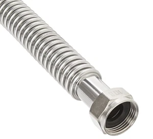 CMI 173024 Corrugated Stainless Steel Water Heater Connector Hose 3/4" x 3/4" 24 - Picture 1 of 12