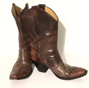 The Old Gringo Women's Distressed Western Mid Calf Cowboy Boots - Size 7B - Picture 1 of 6