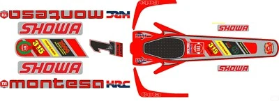 Montesa Cota 315R 2001 Dougie Lampkin réplica estilo pegatina/juego de calcomanías - Imagen 1 de 2