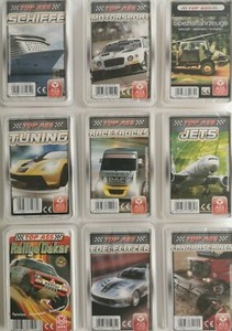 TOP ACE Altenburg Quartet card game cars tractor fighter jets tanks trains