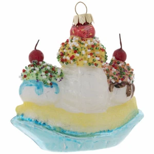 Banana Split Ornament-"Sweets & Treats" approx. 4" - Picture 1 of 2