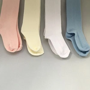Baby Toddler Tights Girls Boys 1 Pair 90% Cotton Various Colours 0 to 6 years - Picture 1 of 1