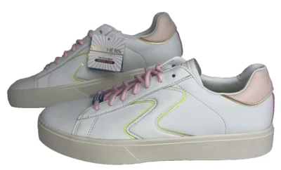 Skechers Court Classics Eden LX Womens 11 White Pink Green Sneakers Shoes Tennis - Image 1 of 4