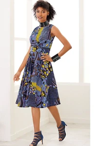 Vestido Emelie Midi de Ashro - tallas 16-18 - nuevo sin etiquetas - precio de venta sugerido por el fabricante £ 55 - Imagen 1 de 4