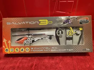 Helicóptero interior Bladez Toys Salvation, control remoto de 3 canales, negro o rojo - Imagen 1 de 5