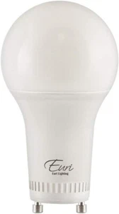 Euri Lighting LED A19 Bulb, 1100lm, 220? Beam Angle, GU24 Base, 5000K Pack of 60 - Picture 1 of 9