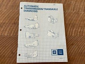 1986 GM Automatic Transmission Transaxle Diagnosis Training Booklet USED 7000011 - Bild 1 von 1