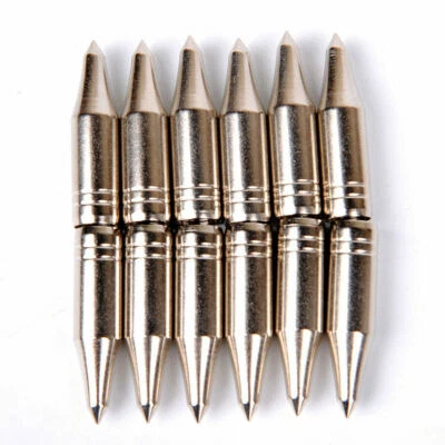 Plata 12X Puntas de Campo de Tiro con Arco Punta de Flecha Punta Ancha Flecha Caza    Foto 1 de 4