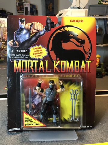 Mortal Kombat Fighter Smoke Action Figure Vintage 1994 Hasbro Cover
