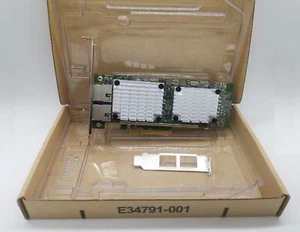 HP 656596-B21 Ethernet 10Gb 2-port 530T Adapter 657128-001 656594-001 - Picture 1 of 6